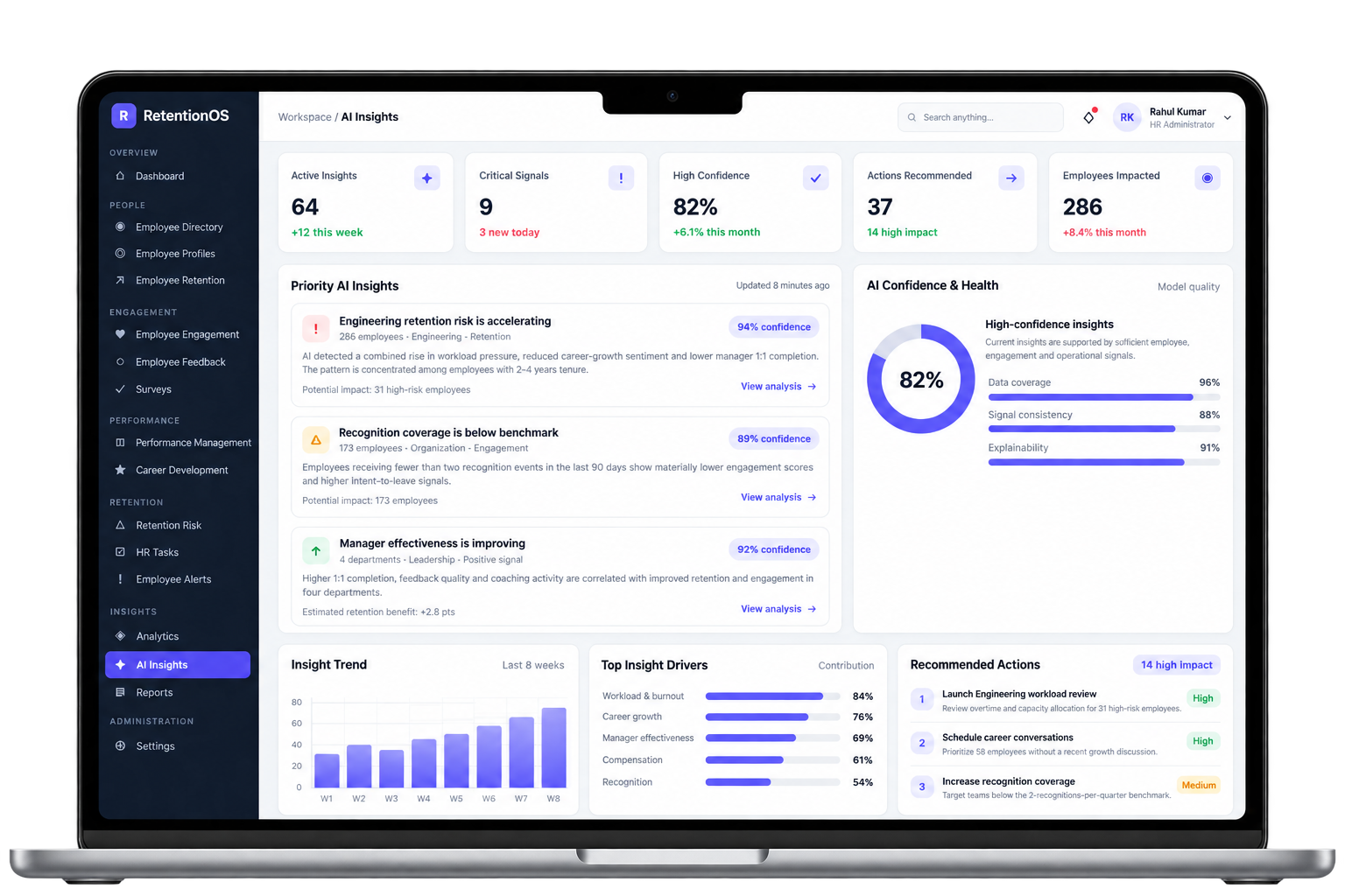 Innovire One: Retention OS — Employee Retention & Workforce Intelligence Platform